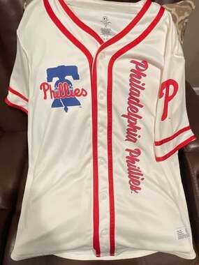 Philadelphia Phillies MLB Cream and Red Fashion Baseball Jersey